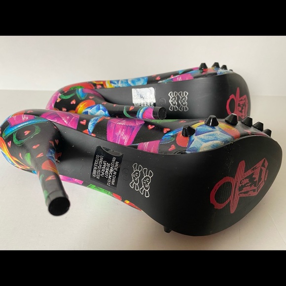 NWOT IRON FIST RING POP HEELS (fits like a sz 10) - Picture 7 of 7